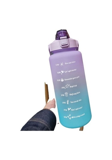 Enjoytime 2000ml Spor Su Matarası - Yeşil Tjelrh Açık Mor