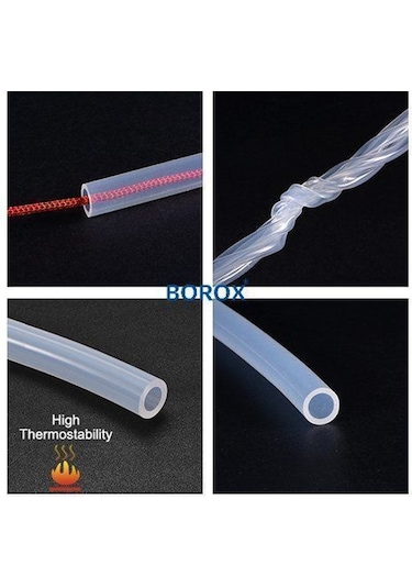 Borox Silikon Hortum 12 x 16 MM 10 M Translucent Silicon Hose