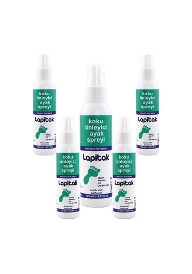 Lapitak Koku Önleyici Ayak Spreyi 5 x 125 ML