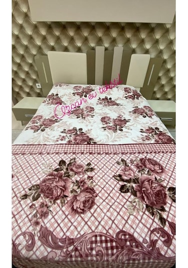 Sarar Çift Kişilik Battaniye-rosery Gül Kurusu Sarar10