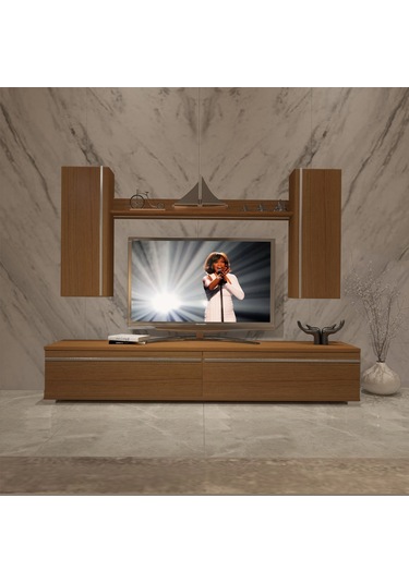 Decoraktiv Eko 5d Mdf Std Tv Ünitesi Tv Sehpası Ceviz