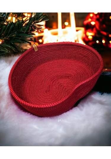 Hasır Sepet, Tasarım Kalp Sepet, Dekoratif Sepet, Dekor Sepet, Saklama Kutusu, Hediyelik Sepet 001