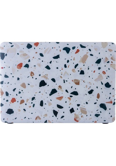 Macbook Air Kılıf 13 İnç Terrazzonl Eski Usb'li Model 2010-2017 A1369 A1466 İle Uyumlu Gri