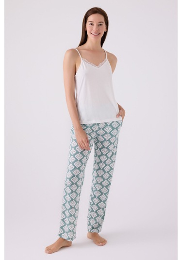 Pierre Cardin Kadın Mavi Pijama Takımı Pc8905-s-v1 Mavi