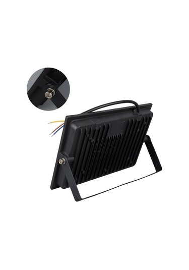 Powermaster Pm-22572 100 Watt - 220 Volt 6500k Ip66 150 Işık Açısı Siyah Slim Kasa Beyaz Led Projektör Beyaz