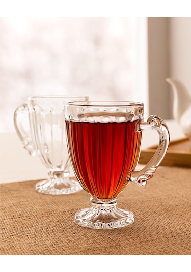 Madame Coco Denis Çay Fincanı Seti 4'lü -  Cayf0000000003 Şeffaf