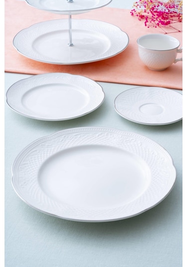 Acar Serenity 6 Kişilik 20 Parça Brunch Seti - Silver
