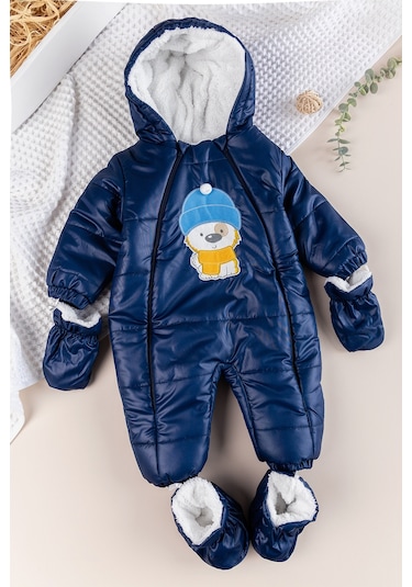 Peluş Astarlı Kız Erkek Ebek Astronot Tulum 001