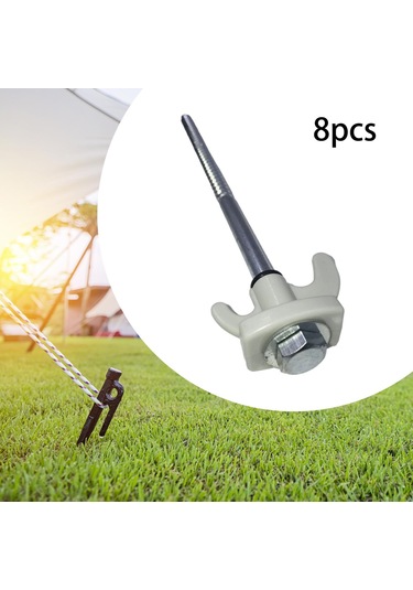 Suntek 8 Parça Çadır Çivi Aksesuarları Bahçe Dışında A A Çok Renkli