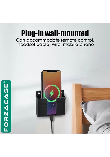 Çok Amaçlı Duvara Monte Telefon Şarj Ve Kumanda Standı - Fc924 Beyaz