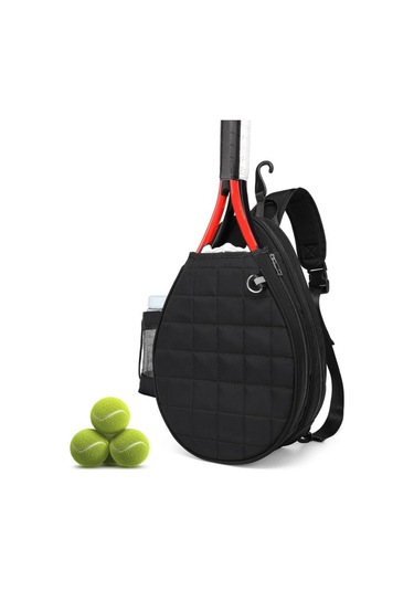 Suntek Erkekler Kadınlar İçin Tenis Çantası Siyah