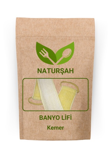 Naturşah Doğal Kabak Banyo Lifi Kemer