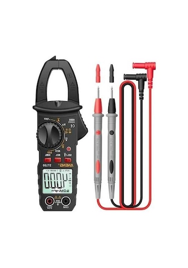 Pazly Ve St180 Siyah Multimetre Kelepçesi Gerilim Ekran Dijital Dc Aneng Akıllı Ac Wq