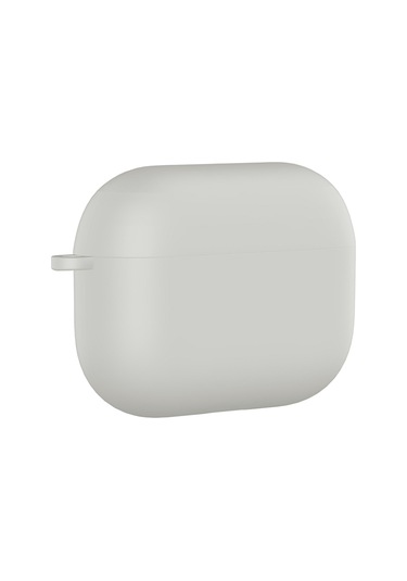 Apple Airpods Pro 3 İle Uyumlu Kılıf Standart Yumuşak Silikon Case Krem
