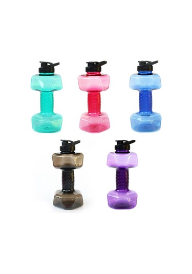 Dolıty Fitness Halter Ağırlığı Güçlü Su İçecekleri Şişesi 1500ml-kırmızı