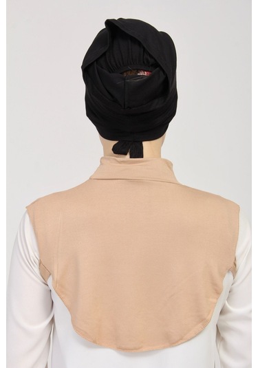 Düz Balıkçı Yakalı Kurtarıcı Boyunluk Bej