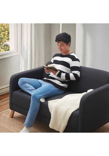 2'li Kanepe, Vissle Koyu Gri Gri