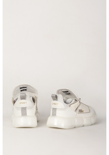 Scootland 17256 Erkek Kalın Taban Sneaker Beyaz
