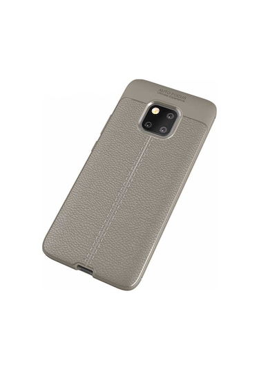 Huawei Mate 20 Pro Kilif Deri Tarzi Niss Silikon Case 389468501
