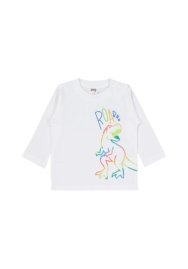 Civil Baby Dıno Baskılı 3'lü Set 6-18 Ay Sweatshirt Çok Renkli