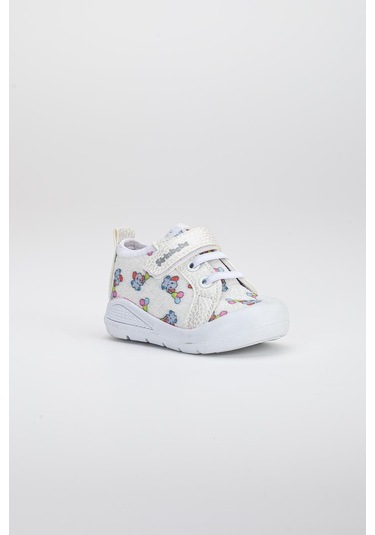 Şirinbebe Şiringenç Keten Gümüş Kız İlkadım Bebek Çocuk Ayakkabısı-2894-gümüş Gümüş