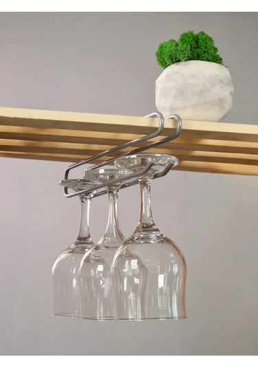 İlwi Mutfak İçin Asılı Bardak Tutucu 430654595 Gri