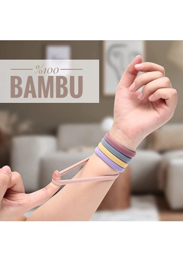 Okavango Kadın %100 Bambu Kumaş Xl Boy 10'lu Toka Seti Çok Renkli