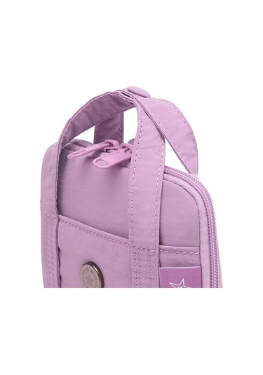 Smart Bags Mikro Poly Kumaş Askılı Mini Boy Kadın Cüzdanı 3346 Lila