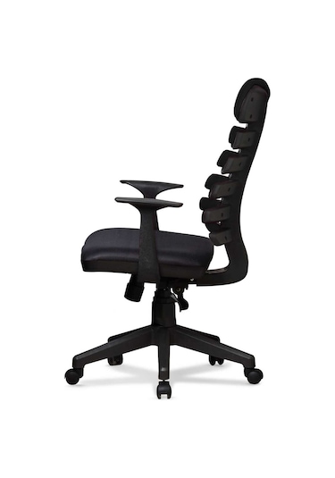 Ev Ve Ofis Çalışma Sandalyesi Bilgisayar Ve Yönetici Koltuğu Zebra Model Siyah