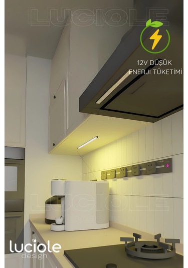 50 Cm Led Mutfak Tezgah Aydınlatma Günışığı Adaptörlü