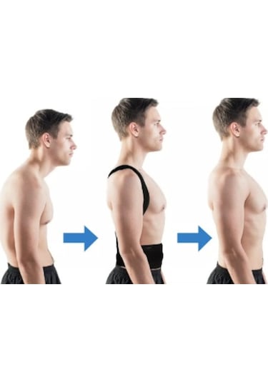 Unisex Kamburluk Önleyici Dik Duruş Skolyoz Korsesi Aparatı