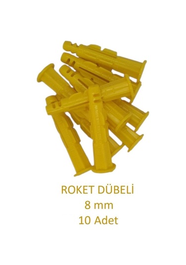 Roket Dübeli 08mm 10 Adet