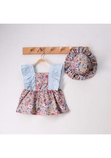 Kız Bebek Pamuklu Çıtır Bebek Elbise Tf7313 001