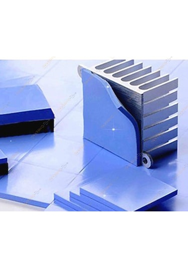 Termal Pad Ped Işlemci Soğutucu Silikon 5Cmx5Cm Kalınlık 3Mm Gri