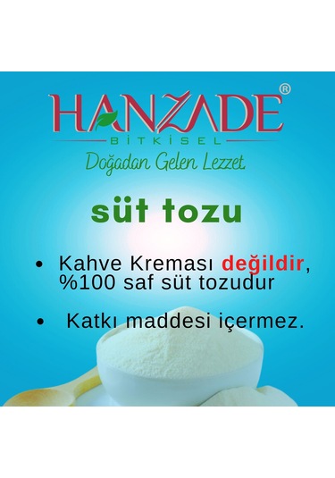 Hanzade Bitkisel Süt Tozu 500 G