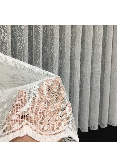Taç Tül Perde Örme Tül Perde Ütü Istemez 3 Farklı Desen