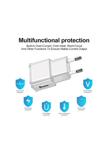 Usb Şarj Cihazları 1a 2a Duvar Hızlı Şarj Kafası Cep Telefonu Ab Abd Tak Şarj Adaptörü Samsung İphone Uyumlu Telefon Şarj Gücü