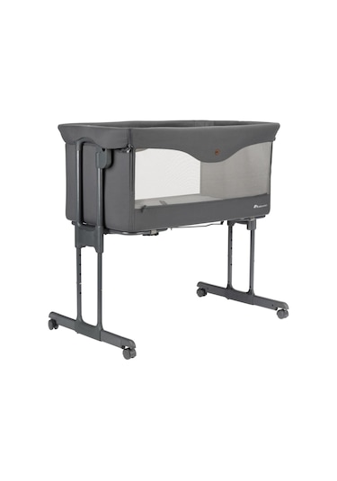 Bebeconfort Amara Ayarlanabilir Anne Yanı Beşik Tinted Graphite Siyah