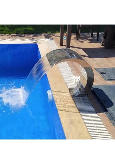 DEKOR HAVUZ 350x290 mm KOBRA TİPİ PASLANMAZ HAVUZ ŞELALE AISI 304