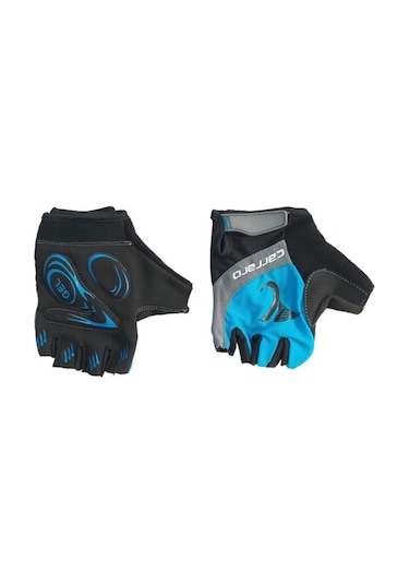 Carraro Kısa Parmak Eldiven V7 Mavi