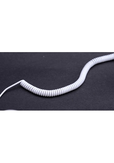 Tekli Yaylı 3.5Mm Girişli Kulaklık Beyaz
