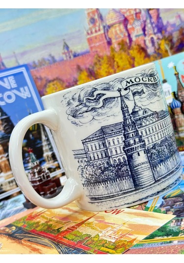 Bjorn Porselen Kupa "moskova" 500 Ml 241352293 MAvi