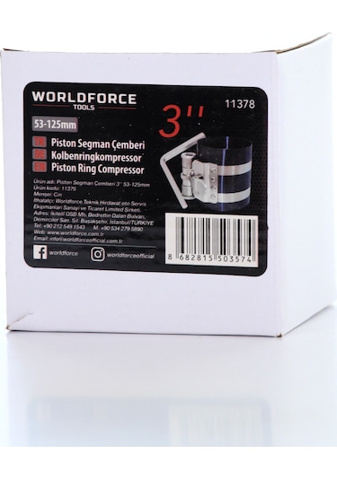 Worldforce 3" 53-125 MM Piston Segman Çemberi Profesyonel