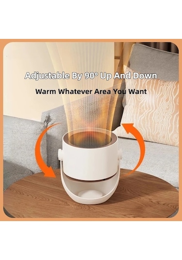 Dongjing Mss Masaüstü Isıtıcı Fan, Mini Radyatör Ev Ofis Isıtıcı