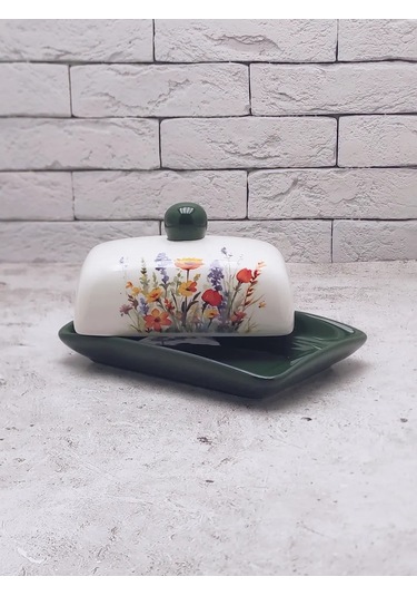 Rosenberg Krem Peynir İçin Kapaklı Seramik Tereyağı Kabı 205333254 Sütlü