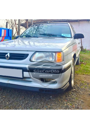 Renault 9-11 Broadway Fairway Uyumlu Üniversal Laguna Lip Esnek Ön Lip 2 Parça Tampon Altı Dil Karlık Ön Ek 00 Şüscaroto Aksesuar