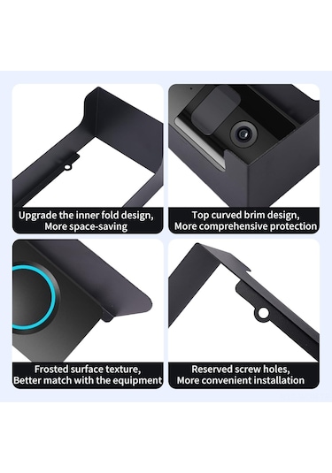 Neevoyu Metal Kapaklı Hava Sızmaz Zil Kapağı Seti, 2 Adet, 14.5x8.7x5.5 Cm Siyah