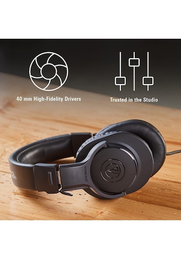 Audio-technica Ath-m20x Profesyonel Stüdyo Monitör Kulaklığı, Siyah