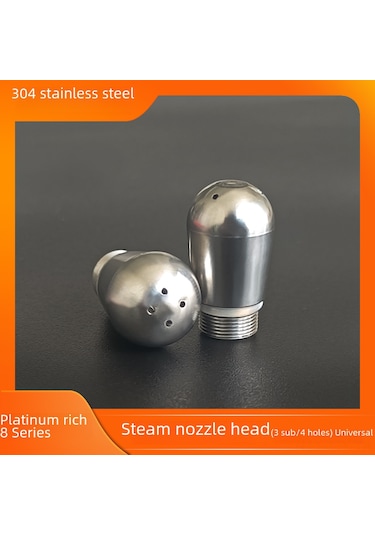 Dianziye Kahve Makinesi Buhar Başlığı Inox 3/4 Delikli - Delonghi Ec685 Uyumlu Profesyonel Espresso Aroması Sağlar Diğer