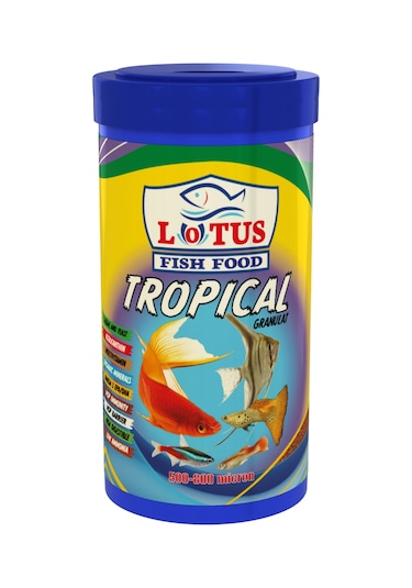 Tropical Granulat Karışık Lepistes Moli Tetra 1000ml Balık Yemi